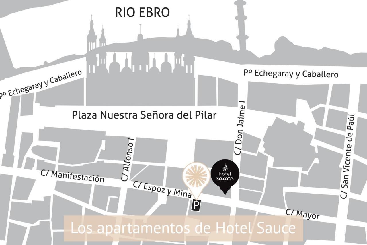 Apartamentos Sabinas Zaragoza Centro מראה חיצוני תמונה